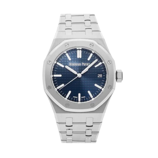 Royal Oak Silver Bracelet Blue Dial